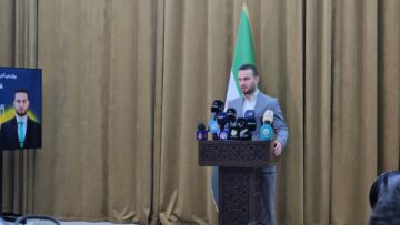 مقتطف من المؤتمر الصحفي للمتحدث باسم وزارة الداخلية نور الدين البابا حول منفذي تفجير كنيسة مار إلياس بـ #دمشق